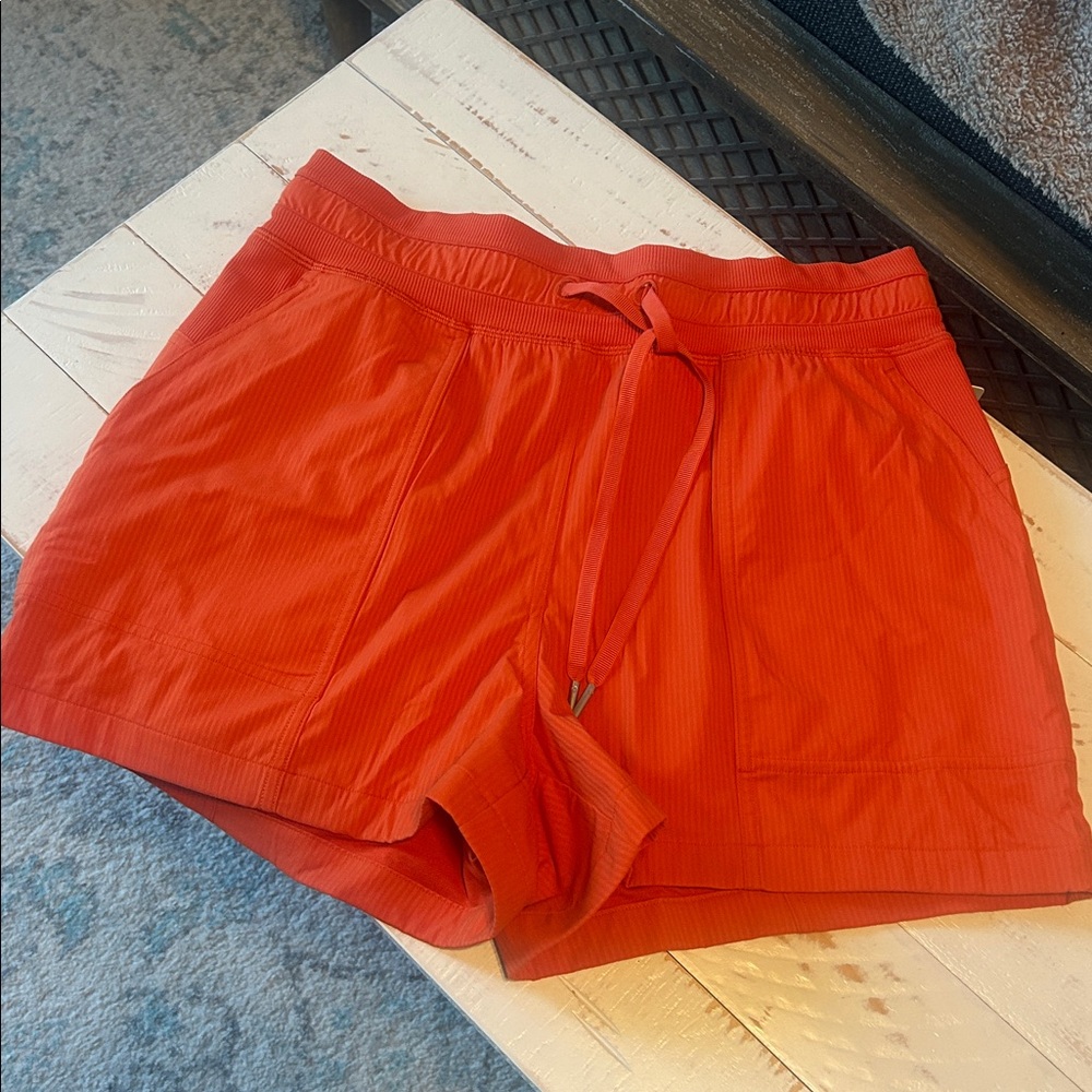 lululemon athletica Red Athletic Shorts
